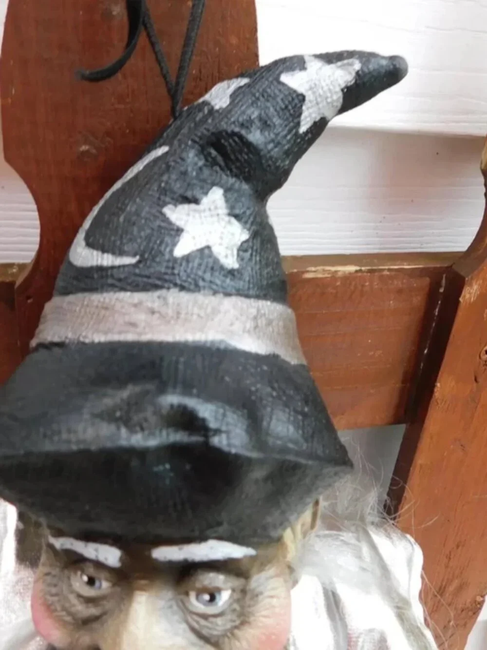 Monster Mansion Halloween Wizard Latex Hanging Puppet Collegeville 21